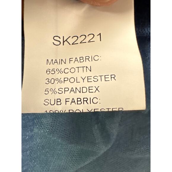 TOV Multicolor Tulle Tiered Skirt, Size 38 NWT Fairycore Whimsy Goth Slit Detail - Picture 7 of 9